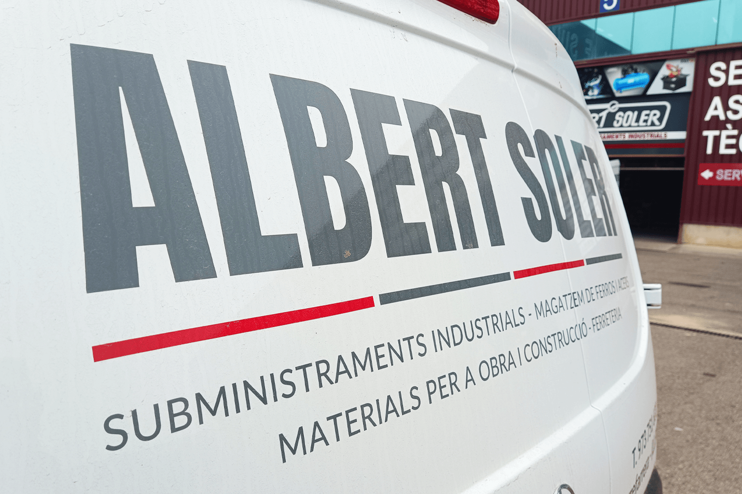 albert soler Vinilado furgoneta Albert Soler (trasero)