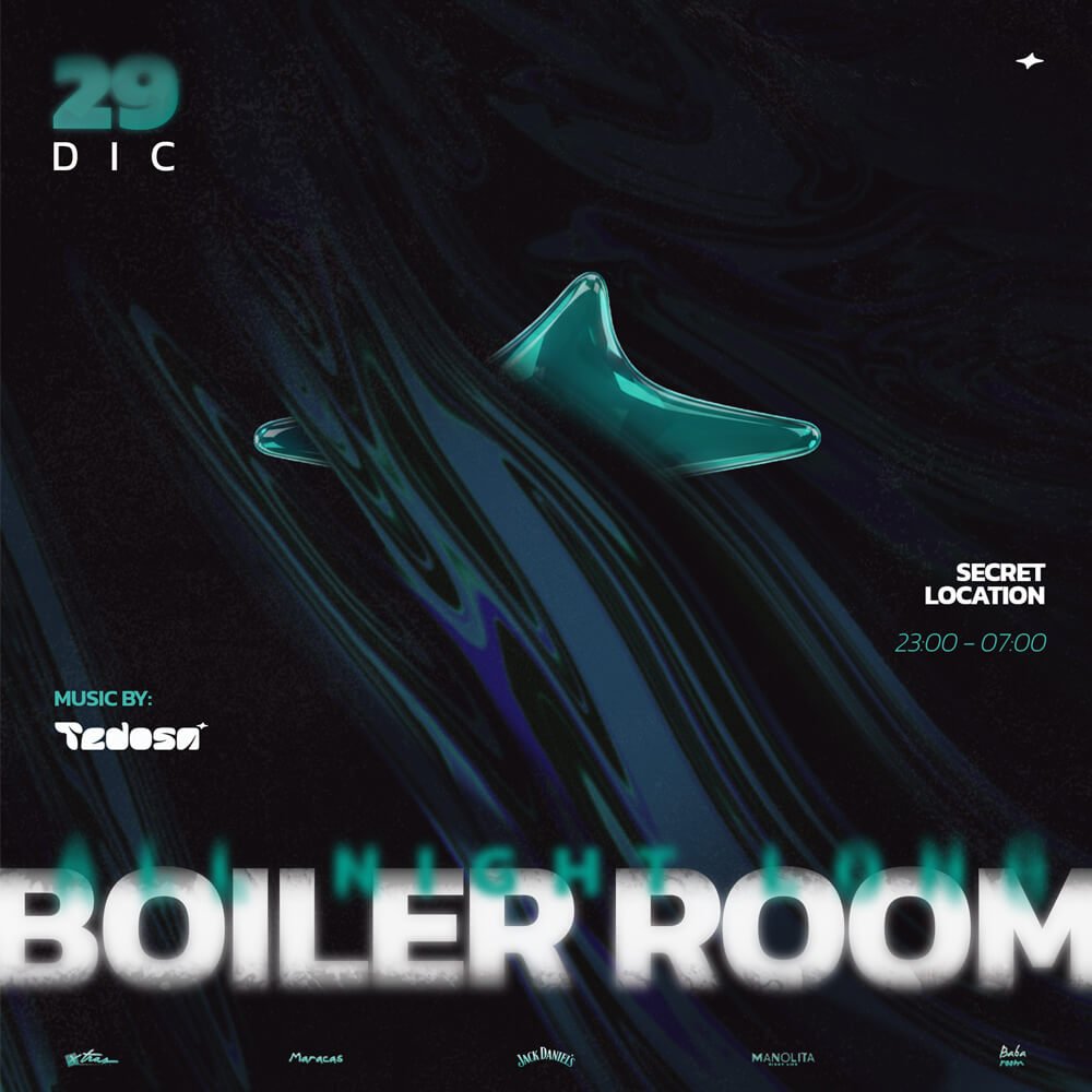 tedosa tedosa boiler room banner 1x1 redes sociales