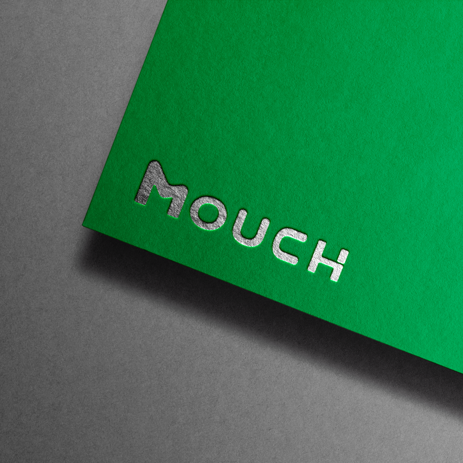 mouch mouch bordado verde